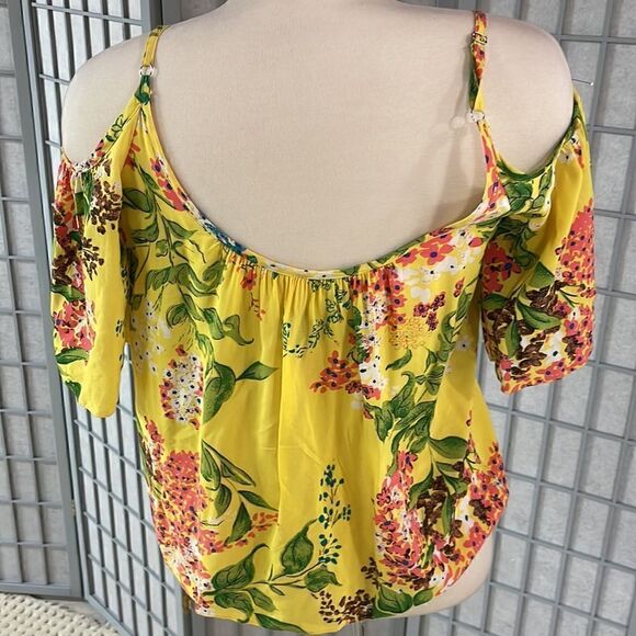 Plenty by Tracy Reese Off the Shoulder Blouse, Floral in Women’s XS - Picture 2 of 6